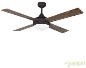 Lustra cu Ventilator si telecomanda ICARIA maro 33702