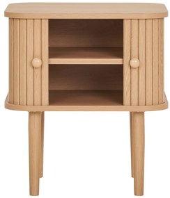 Nikko noptieră cu 2 uși, naturală 45x40x50,5 cm