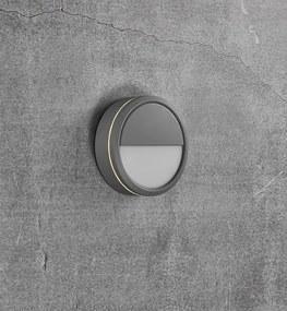 Aplica LED perete/ tavan exterior cu protectie IP54 Ava Smart Grey