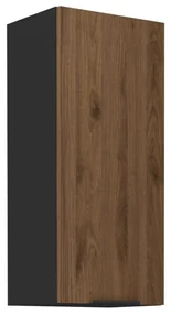 Dulap superior de bucătărie Monzesa 40 G 90 1F (nuc okapi + negru) . 1096965