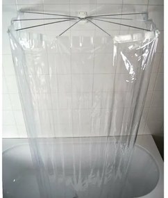 RIDDER 58200 Ombrella cabină de duș pliabilă 100 x70 cm, transparentă