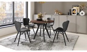 Masă de dining ARTUR, stejar/negru