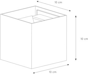 Aplică LED pentru baie AXI LED/6W/230V IP54 albă Lucide 69200/06/31