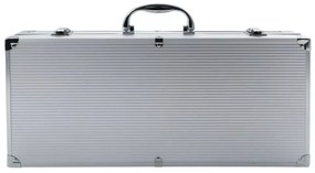 Set ustensile pentru gratar/BBQ, 10 piese, inox, Klausberg KB7901