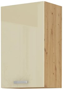 Dulap superior de bucătărie Arryn 45 G-72 1F (stejar artisan + crem lucios). 1024731