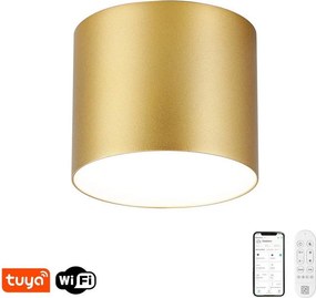 Immax NEO 07318L - Plafonieră LED dimabilă RONDATE 32W/230V 16,5 cm Wi-Fi Tuya aurie