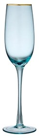 Pahar de șampanie Ladelle Chloe, 250 ml, albastru