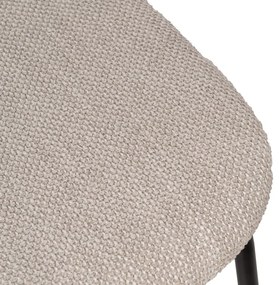 Scaune de dining maro/crem 4 buc. Moe – Ixia