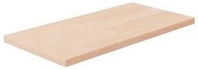 vidaXL Poliță, 40x20x1,5 cm, lemn masiv de stejar netratat