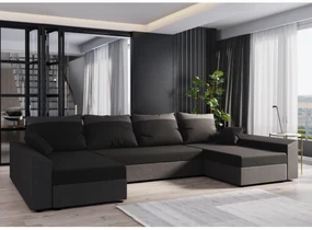 Colțar în formă de U Paragon U (Negru + Gri). 1057396