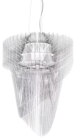 Lustra design Art Deco realizata manual Aria Medium Transparent