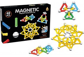 Joc constructii magnetic, 48 piese