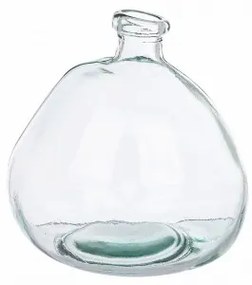 Vaza decorativa din sticla reciclata, Loopy S, Ø20xH23 cm