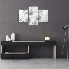 Tablou - Lebăda de aur pe apă (90x60 cm)