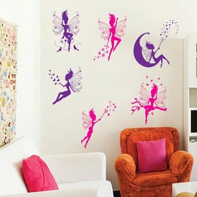 Sticker perete Colorful Fairies