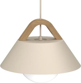 Lustră pe cablu FUNDA 1xE27/15W/230V bej