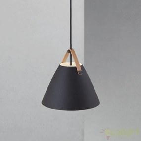 Lustra / Pendul design nordic Strap 27 negru 84333003 DFTP