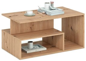 Măsuță de cafea Bardia, stejar artisan