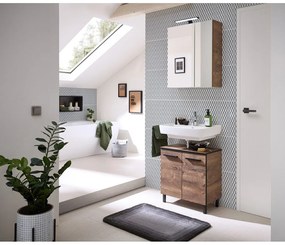 Dulap sub chiuveta cu aspect de lemn de stejar 60x53 cm Set 374 - Pelipal