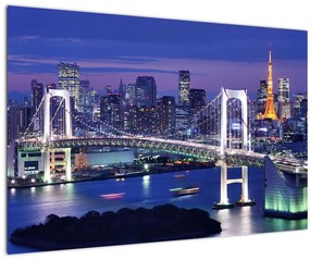 Tablou metropolei nocture (90x60 cm)