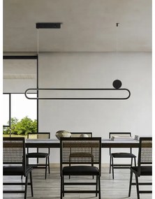 Lustră LED dimabilă pe cablu Immax NEO 07231L LITE OVALE LED/50W/230V Wi-Fi Tuya + telecomandă