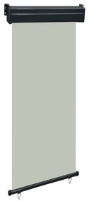 48410 vidaXL Copertină laterală de balcon, gri, 80 x 250 cm