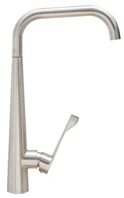 Baterie bucatarie, TRENDY S, lebada pipa inalta mobila inox satinat