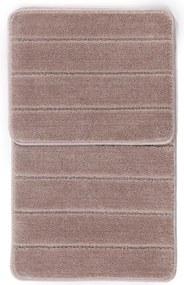 Covorașe de baie maro 2 buc. 50x80 cm Yeni Cizgli – Foutastic