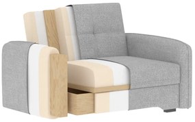 Fotoliu extensibil LAINE, negru