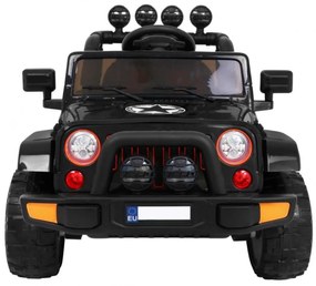 Masinuta Electrica cu acumulator pentru copii NOVOKIDS™ Full Time Jeep 4X4 PRO, Max 30 kg, 3-8 ani , Cu melodii si lumini ,12V, 2 Viteze, 4 motoare,