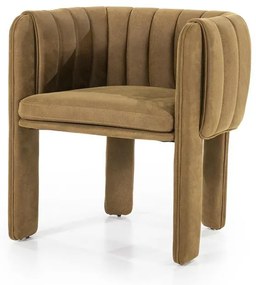 Scaun tapitat Liselore cognac