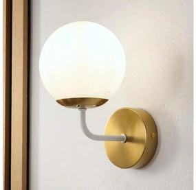 Brilagi - Aplica de perete MALIVA 1xE14/15W/230V, aurie/albă