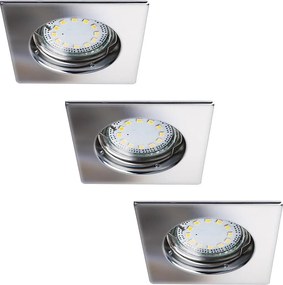 Rabalux 1053 - Set de 3 spoturi încastrate LITE 3xGU10-LED/3W/230V