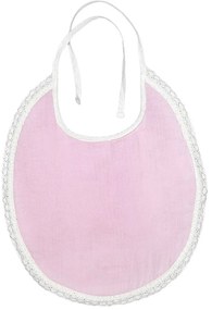 Bavețică din muselină Kindsgut Paris, roz