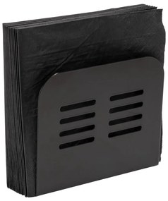 Suport pentru șervețele Wenko Black Outdoor Kitchen Baco, negru