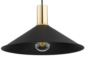 Lustră pe cablu MINORI 1xE27/15W/230V neagră/aurie Argon 4912