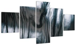 Tablou - Fața din oțel (125x70 cm), în 40 de alte dimensiuni noi