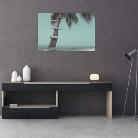 Tablou - Palma în Caraibe (90x60 cm)