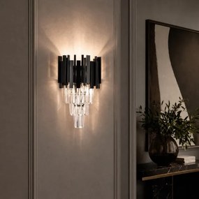 BRILAGI - Aplica de perete VERVE 2xE14/40W/230V neagră