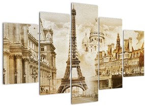 Tablou - Monumente din Paris (150x105 cm)