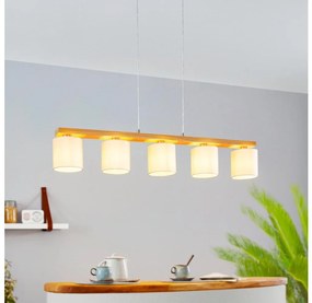 Eglo 901291 - Candelabru suspendat pe cablu CASTRALVO 5xE27/28W/230V