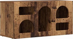 vidaXL Cabinet TV Lemn vechi 80 x 35 x 40 cm Lemn compozit