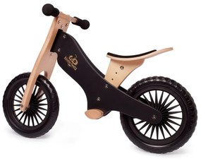 Bicicleta de echilibru fara pedale Black, +3ani - Kinderfeets