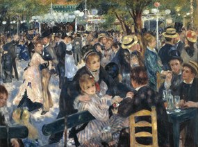 Reproducere Ball at the Moulin de la Galette, 1876, Pierre Auguste Renoir