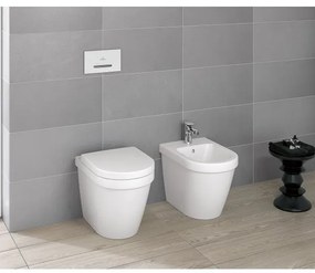Clapeta actionare rezervor WC incastrat, Villeroy&amp;Boch ViConnect, alb - crom, 92216168