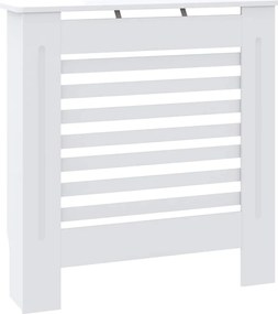 vidaXL Mască pentru calorifer, alb, 78 cm, MDF