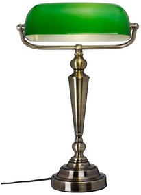 Lampă de birou THE BANKER Cottex B1019AGR 1xE27/60W/230V