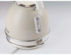 Ceainic electric Ariete VINTAGE 2877/03, 2000W, 1.7 L, Corp otel, Suprafata rece, Baza 360°, Bej
