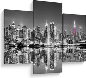 Tablou - New York și zgârie-norii mov (90x60 cm)