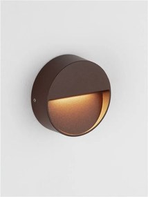 Mini Aplica perete exterior IP65, LED CCT Sete corten 10cm